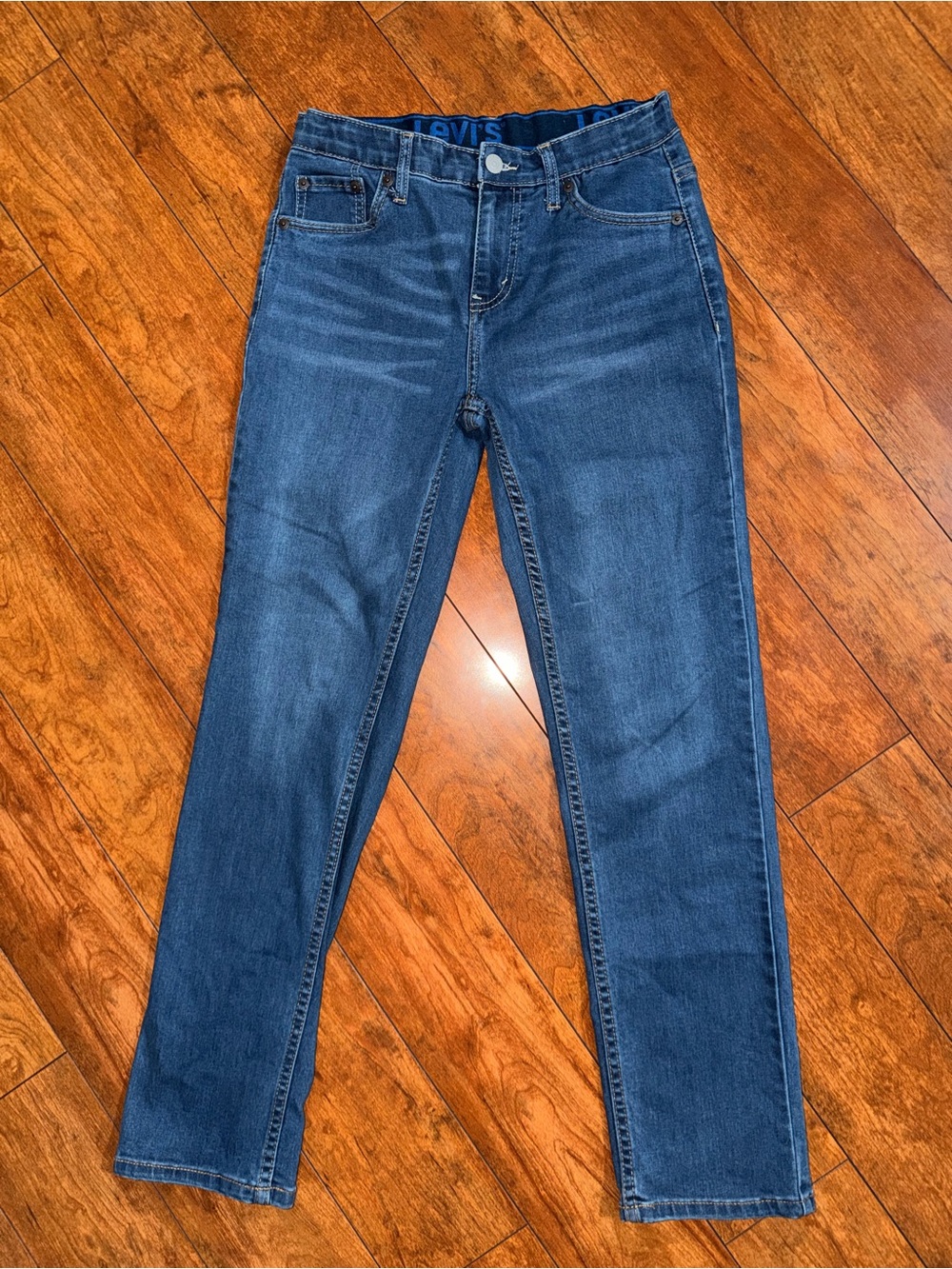 Levi's Kids Blue Slim Straight Jeans - Size 14 reg